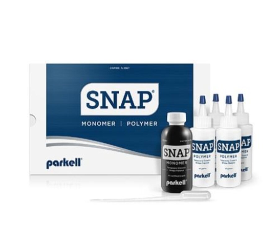Parkell Snap — самотвердеющая пластмасса для временных коронок и мостов