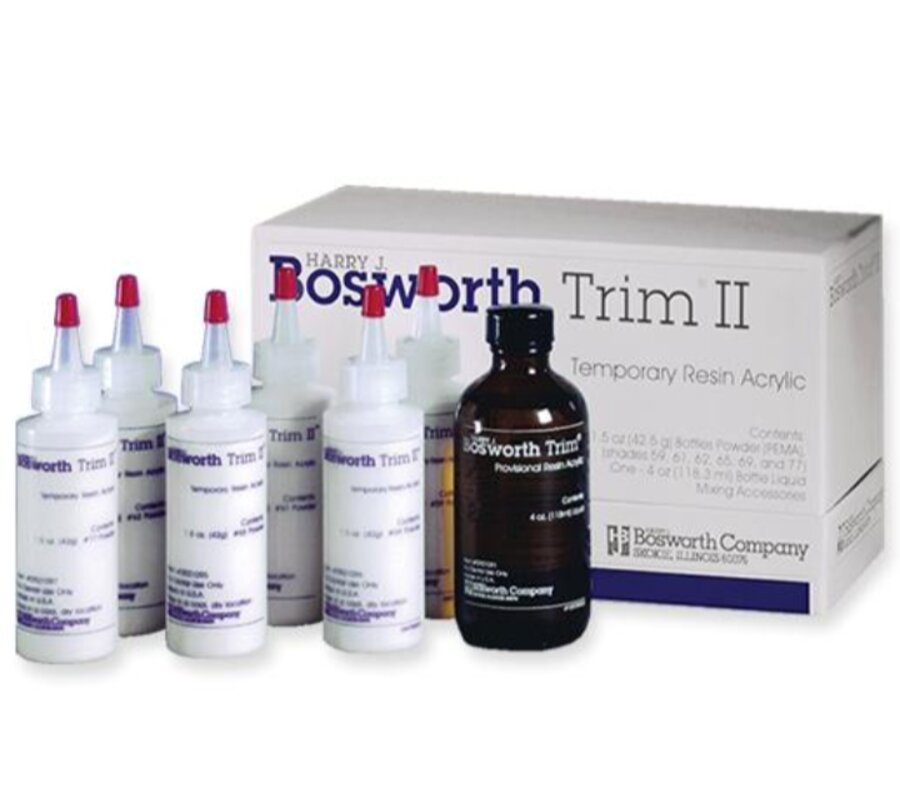 Bosworth Trim II — самотвердеющая акриловая пластмасса