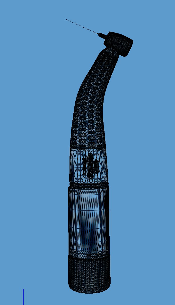 Наконечник — сетка (wireframe)